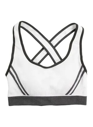 Backcross Sports Bra White/Grey 