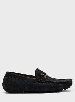 Casual Webbing Detail Loafers 