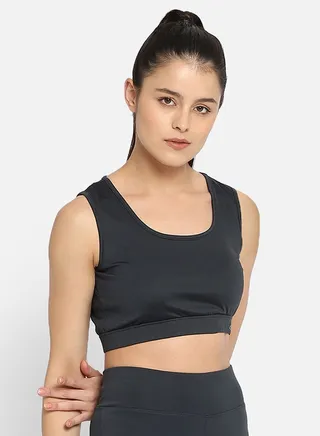 Clovia Medium Impact Padded Non-Wired Sports Bra 