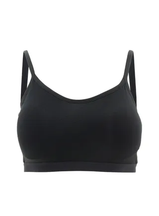Non-Wired Sports Bra For Women Black 