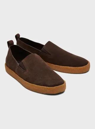 Casual Slip Ons Brown 