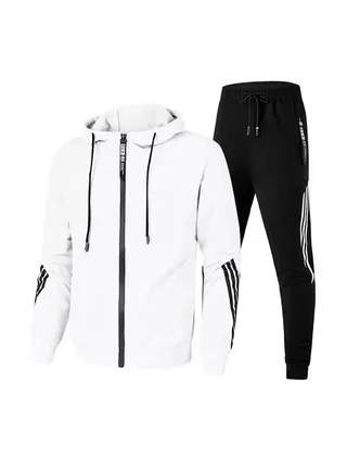 Casual sports suit white 