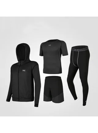 Men's Fitness Suit Sportswear Quick Drying Set 