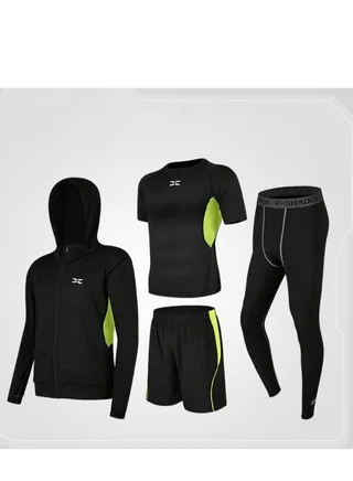 Men's Fitness Suit Sportswear Quick Drying Set 