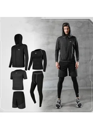 Men's Fitness Suit Sportswear Quick Drying Set 