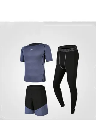 Men's Fitness Suit Sportswear Quick Drying Set 