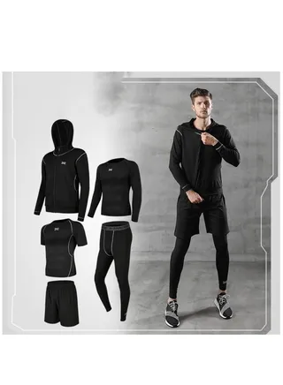 Men's Fitness Suit Sportswear Quick Drying Set 