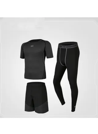 Men's Fitness Suit Sportswear Quick Drying Set 