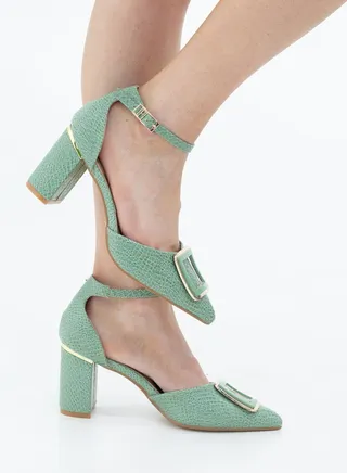 Chakrika snakeskin open waist heel avo 