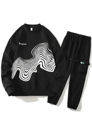 New Casual Two-piece Sportswear Set 