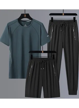 New men's casual set of three pieces 