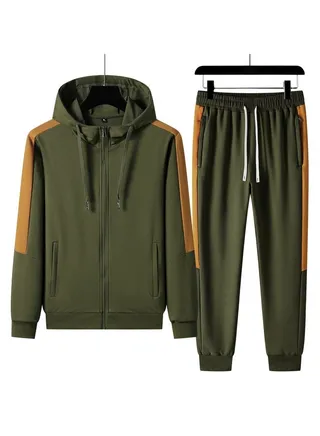 New Hooded Loose Two-piece Set 