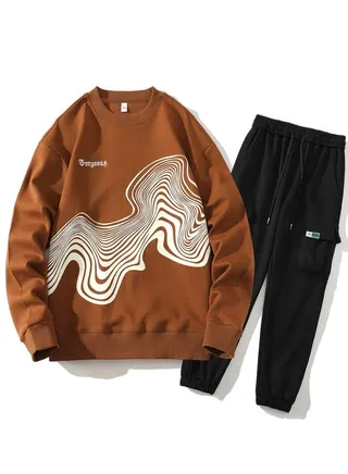 New Casual Two-piece Sportswear Set 