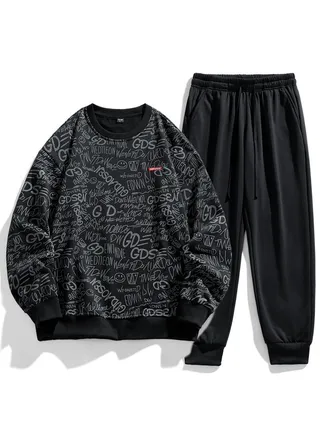 New Casual Two-piece Sportswear Set 