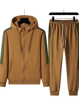 New Hooded Loose Two-piece Set 