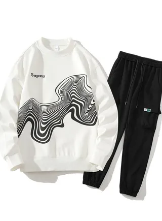 New Casual Two-piece Sportswear Set 