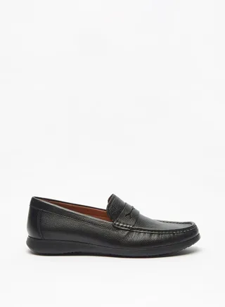 Mens Solid Slip-On Loafers