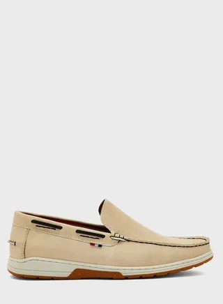 Nubuck Casual Slip Ons