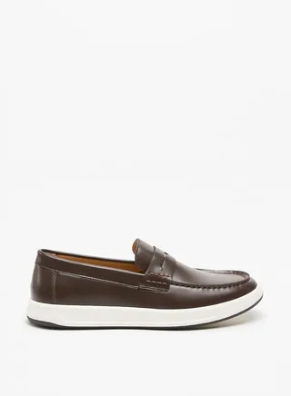 Men's Solid Slip-On Loafers 