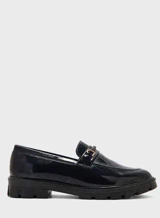 Lug Sole Casual Slip Ons