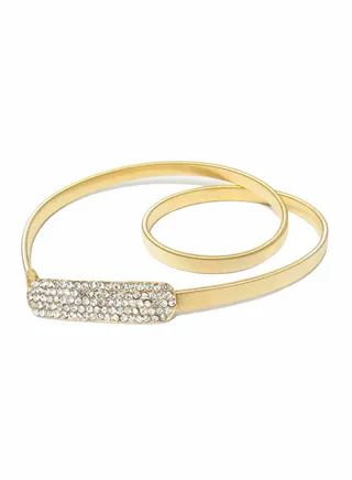 Stretch Waist Belt for Women, Thin Skinny Metal Chain Women Waistband with Rhinestone Buckle for Dress, Jeans Pants 