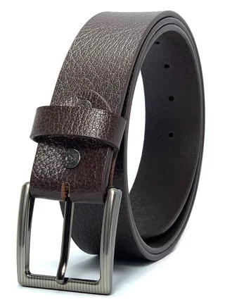 Classic Milano Genuine Leather Belts for men Print Texas Shrankan 40MM Belt men PTX-4080 (Brown) by Milano Leather 