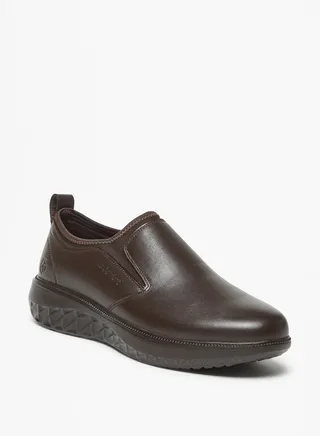 Men Solid Slip-On Loafers 