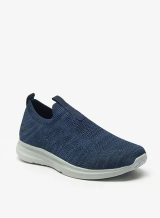 Men Textured Slip On Sports Shoes