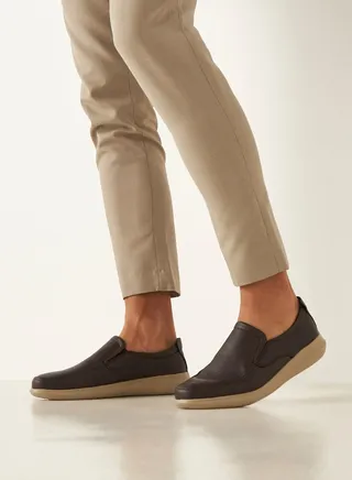 Mens Solid Slip On Loafers 