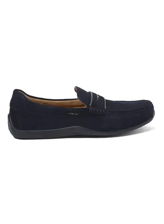 Xense Mox Slip-On Moccasin Navy 