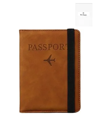 Passport Holder Travel Wallet Slim Ticket and Documents Cover with RFID Blocking and SIM Card Slots 