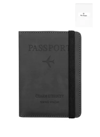 Passport Holder Travel Wallet Slim Ticket and Documents Cover with RFID Blocking and SIM Card Slots 