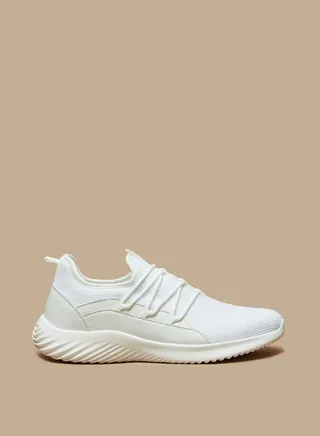 Textured Slip On Mens' Sports Shoes
