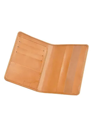 PU Passport Cover Beige 