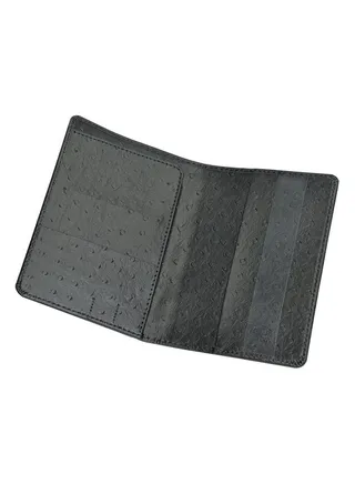 PU Passport Cover Black 