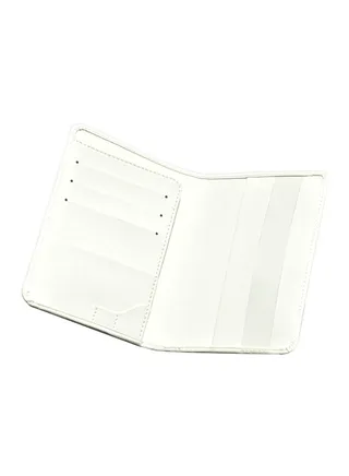 PU Passport Cover White 