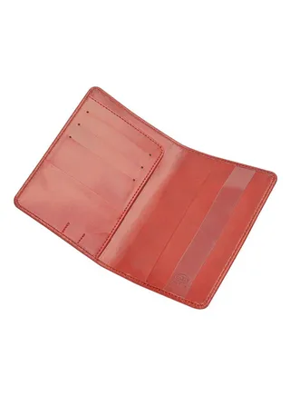 PU Passport Cover Red 