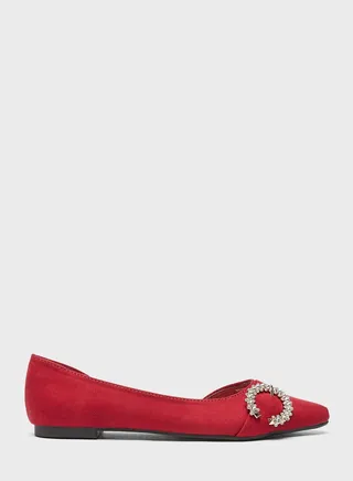 Pointed Toe Ballerinas