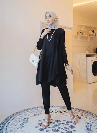 Fashion Pleated Irregular Two Piece Set 