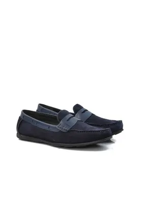 Harper Men's Penny Loafers Leather Fashion Men Flat Shoes Slip on Boat Deck Casual Moccasin Slippers 