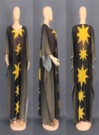 Chiffon Cardigan Dress Two-Piece Set 