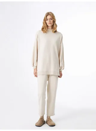 Elastic Waist Regular Women's Pajama Bottoms 
