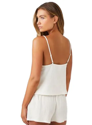 Gauze Cami & Shorts Lounge Set 