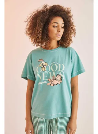Garfield long pirate pajamas 