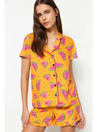 Woman Sleepwear Light Orange 