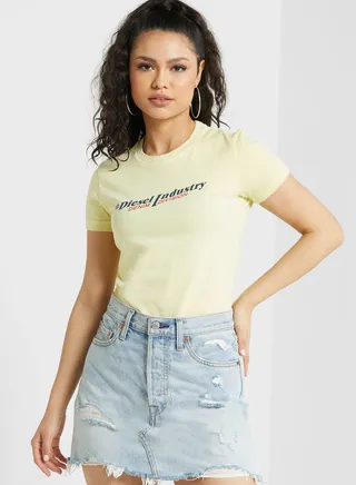 Round Neck Logo T-Shirt