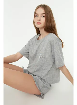 Woman Sleepwear Gray 