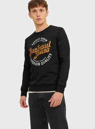 Logo Crew Neck Sweatshirt 