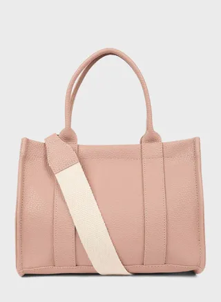 Faux Leather Hand Bag