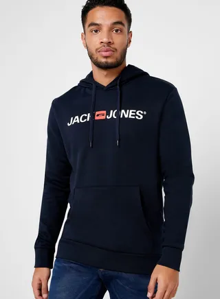 Chest Logo Regular Fit Hoodie 